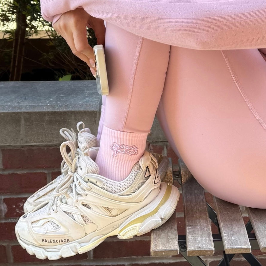 Literally Just a Girl sock