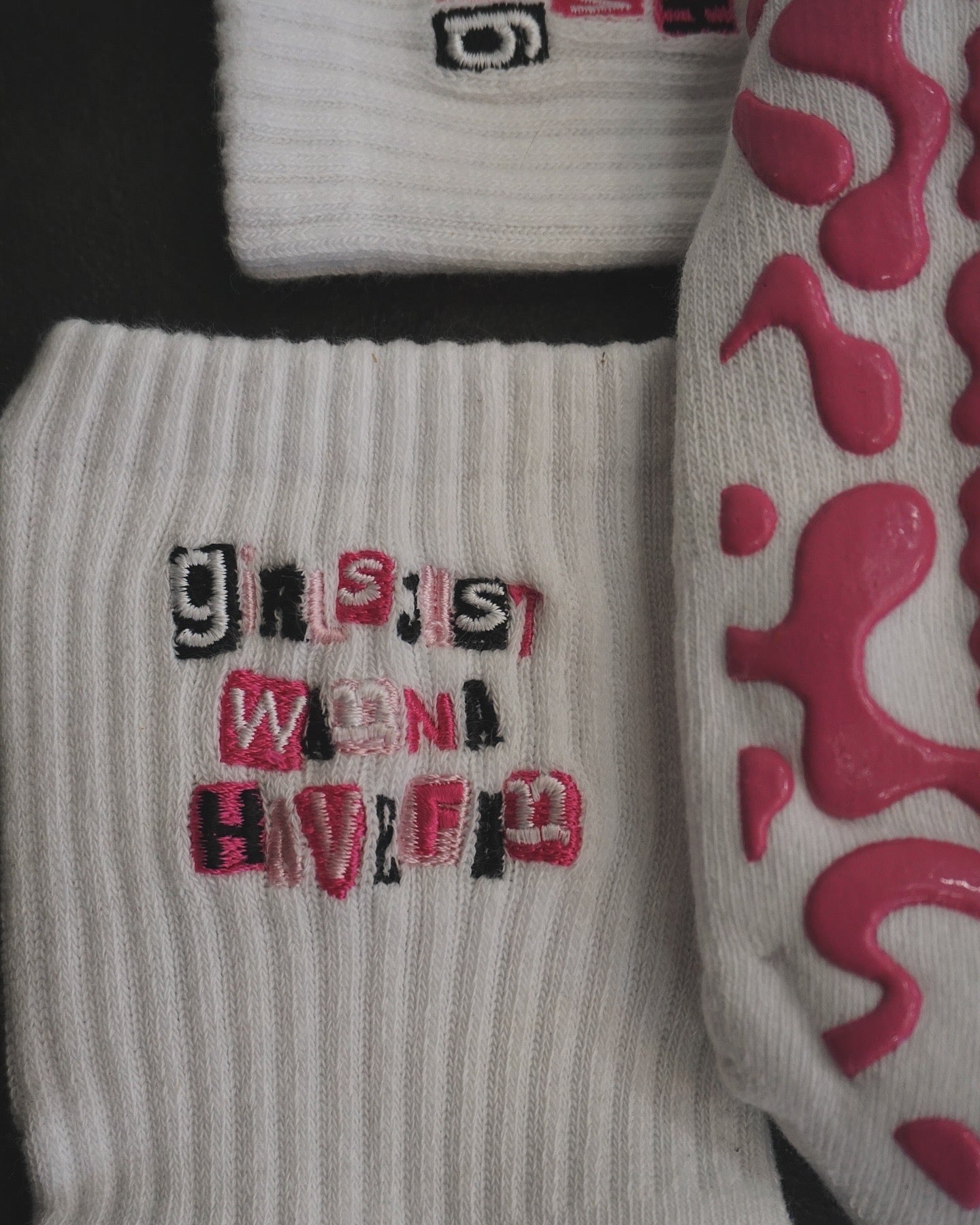 the Girls Just Want To Have Fun sock