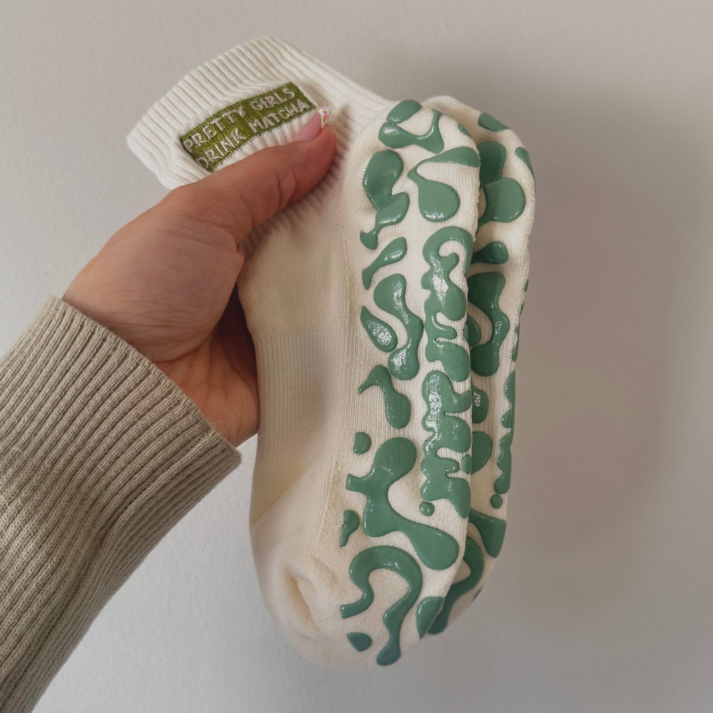 Pretty Girls Drink Matcha sock