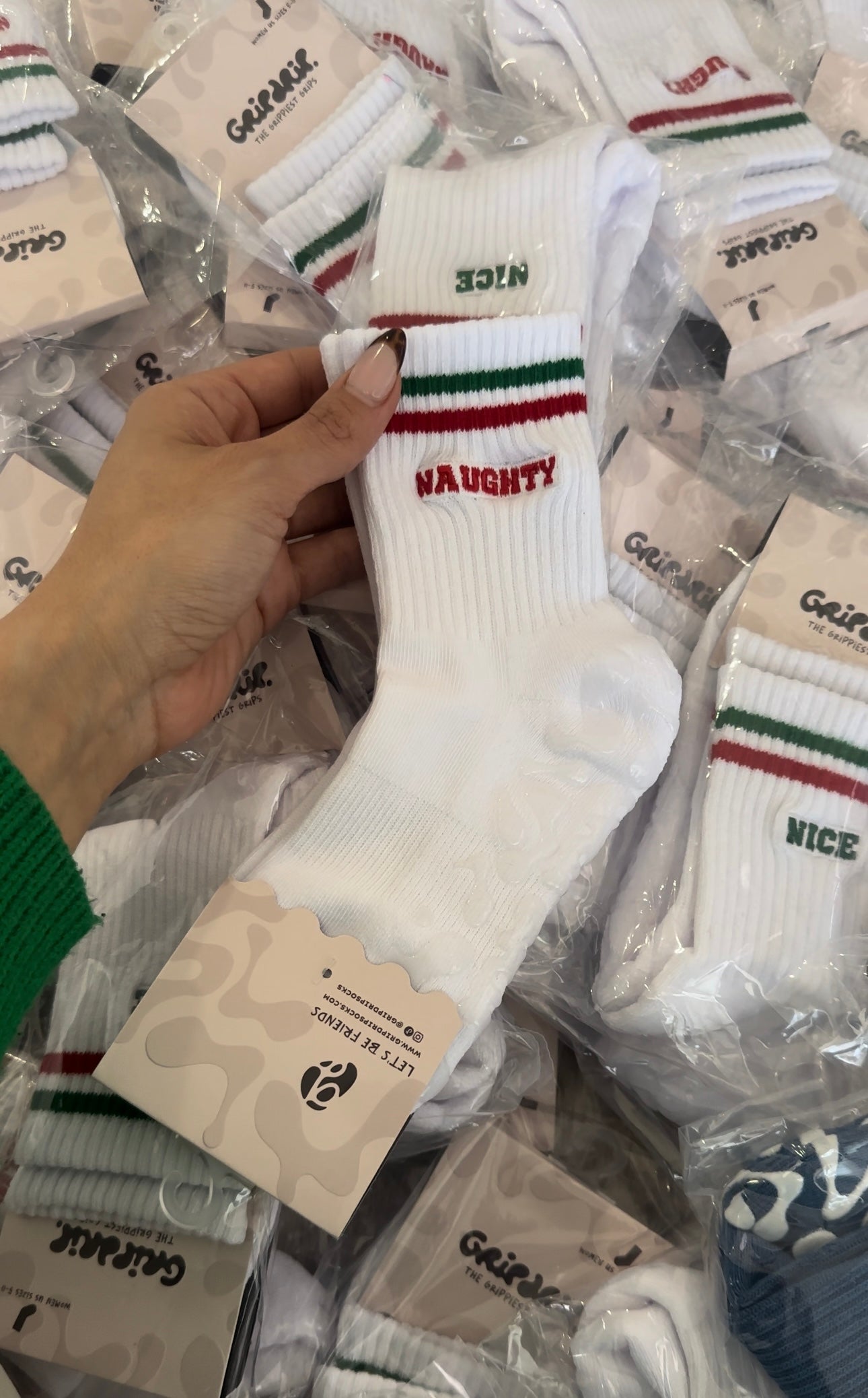 the Naughty or Nice Sock