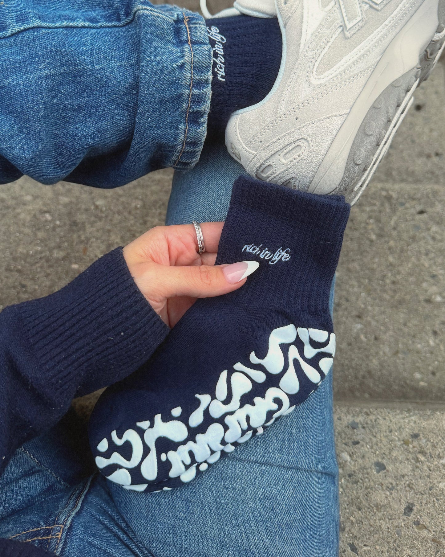 Rich in Life sock